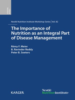cover image of The Importance of Nutrition as an Integral Part of Disease Management